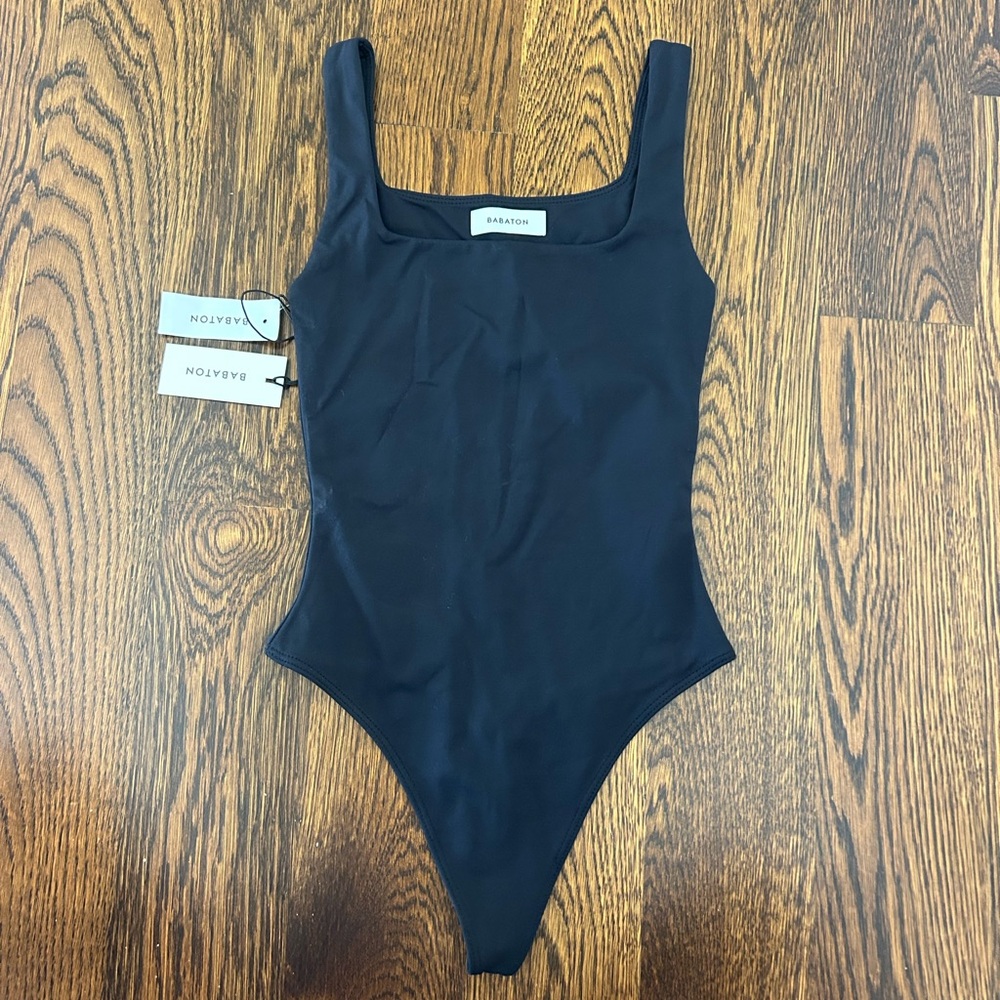 Aritzia Babaton Black Bodysuit